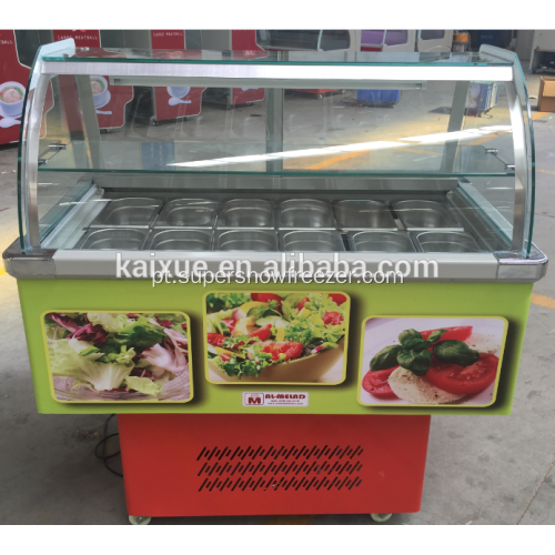 Vitrine de Bolo Comercial Geladeira Food